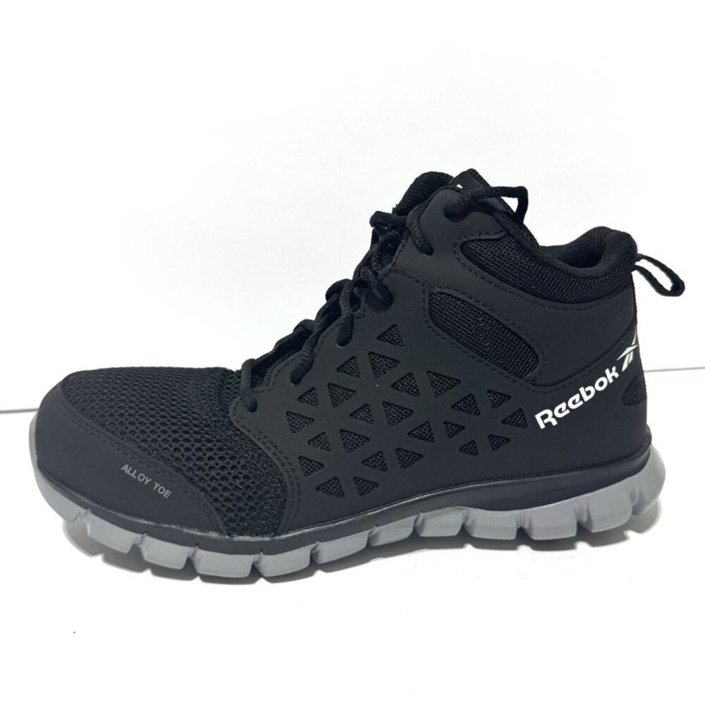 Reebok Mens Sublite Cushion Work Sneaker Black Size 7 M